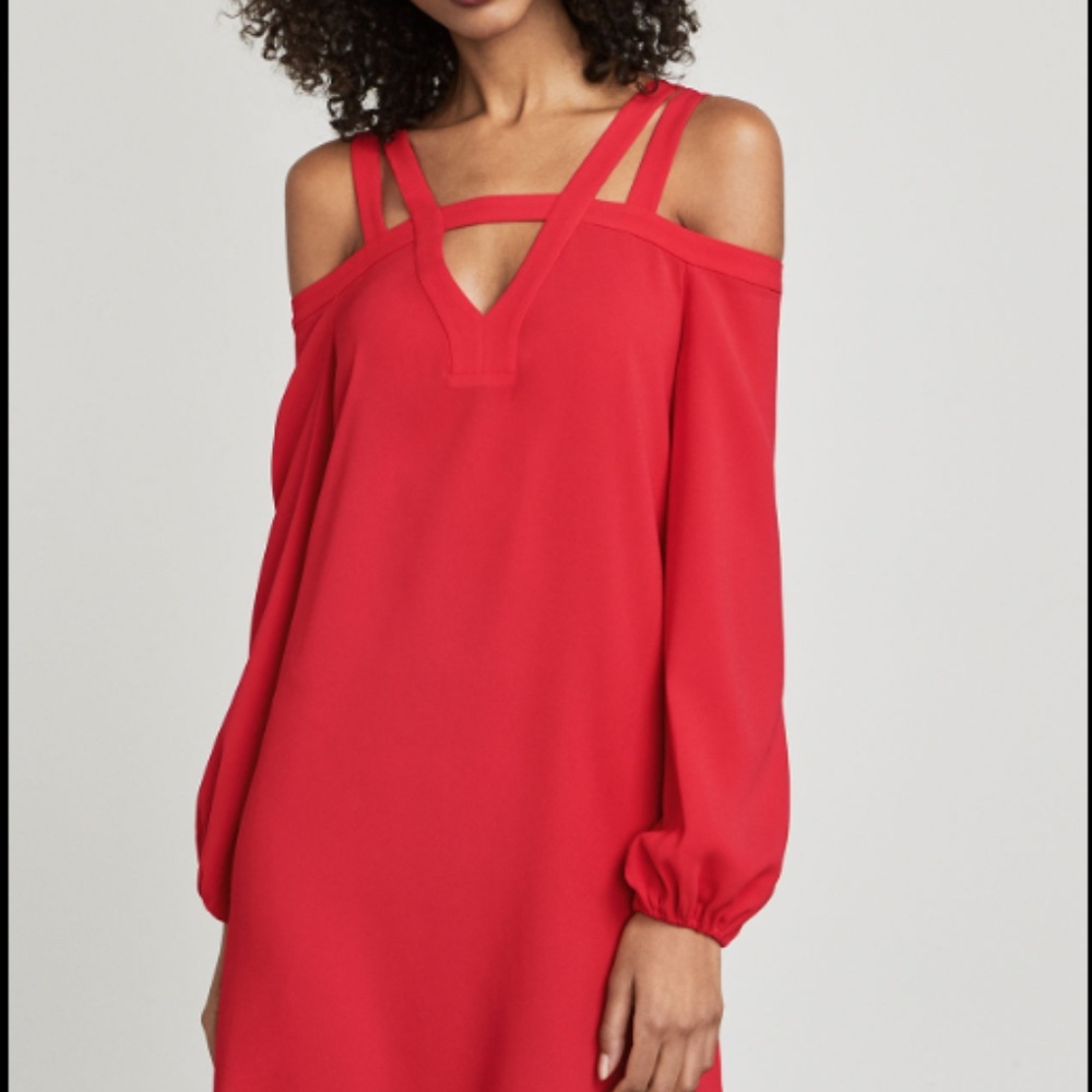 BCBGMAXAZRIA Weiss Off-The-Shoulder Dress XS NWT